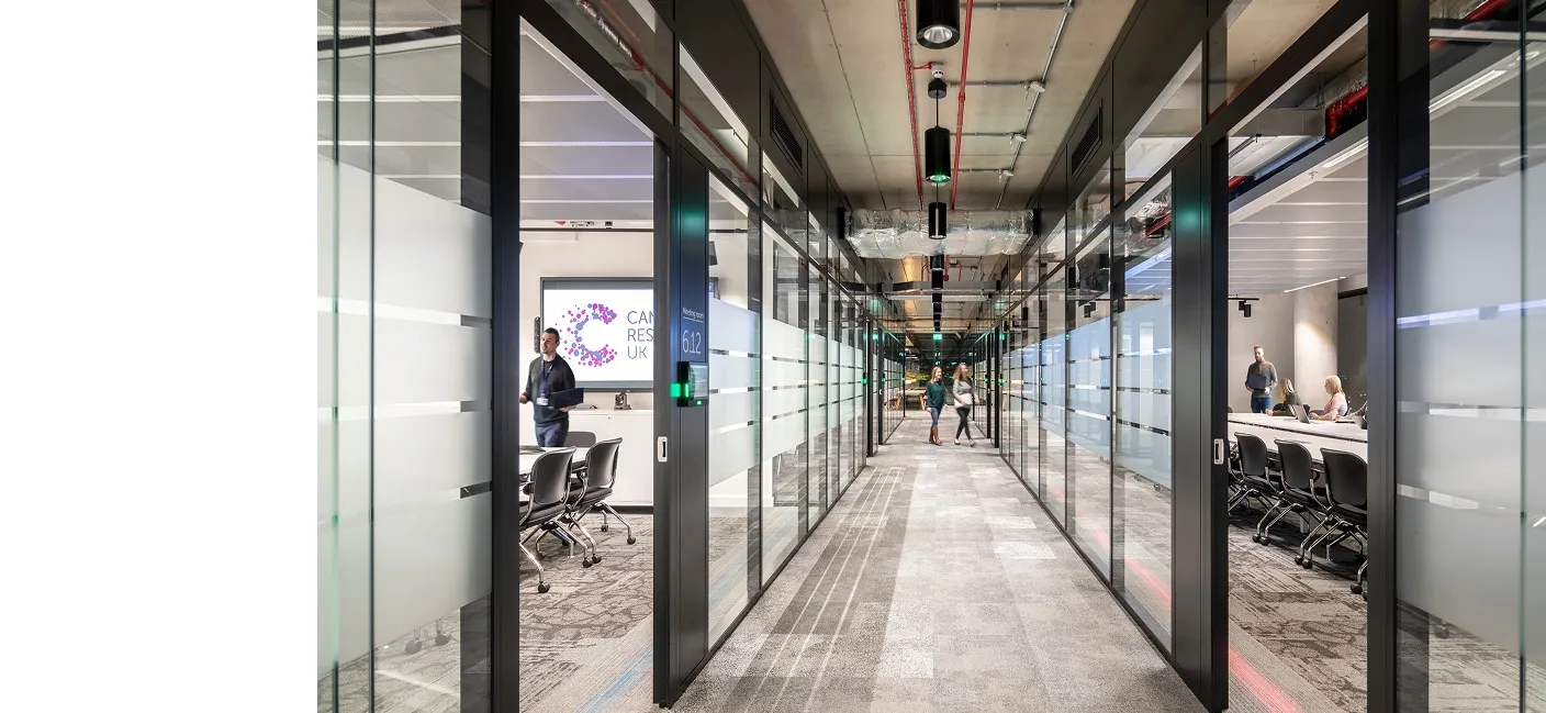 Bespoke glass partition system